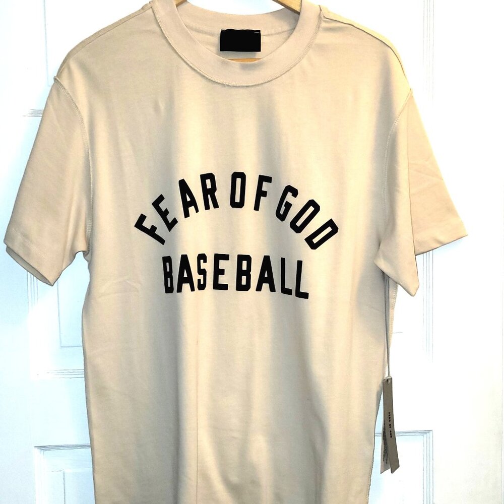 FEAR OF GOD BASEBALL T-Shirt [Full priced line] Sz Small